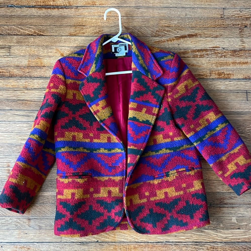 Printed blazer